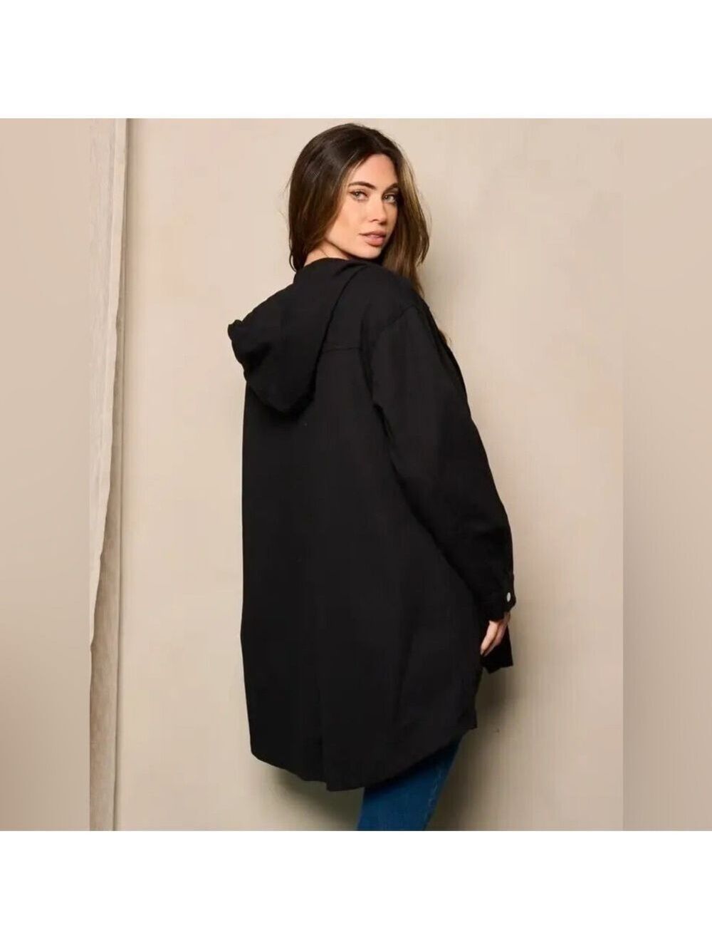 Hooded Denim Jacket